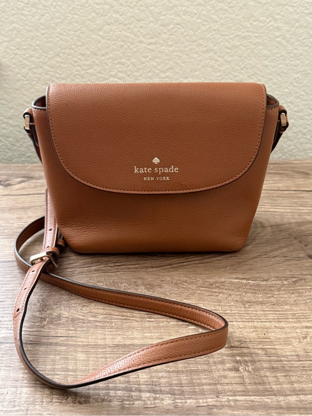 kate spade Brown Leather Crossbody Bag